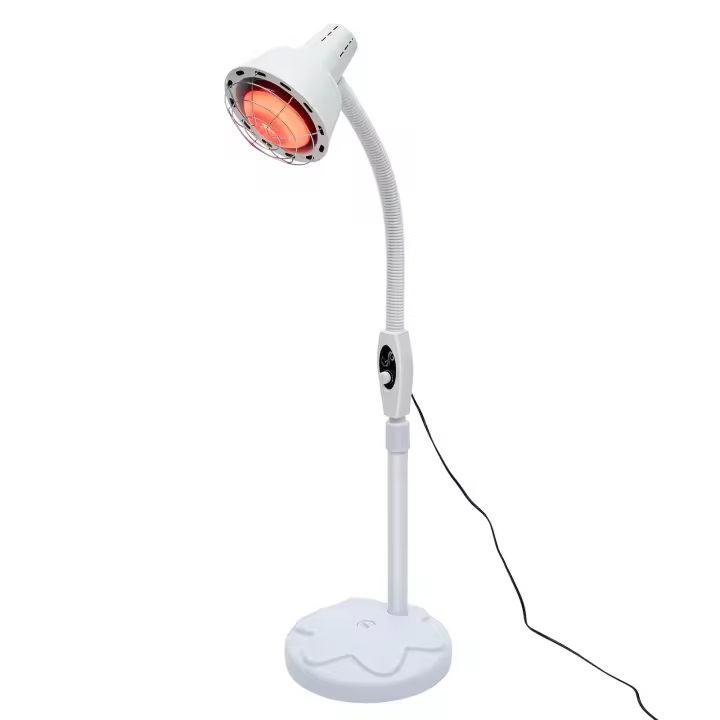 Lámpara de infrarrojos de 275 W, Calentador de infrarrojos, Lámpara de infrarrojos, Lámpara de calor, Lámpara de luz roja con ruedas, Soporte, Foco de luz roja, Lámpara de calor, Lámpara de terapia, Lámpara de calefacción - 1
