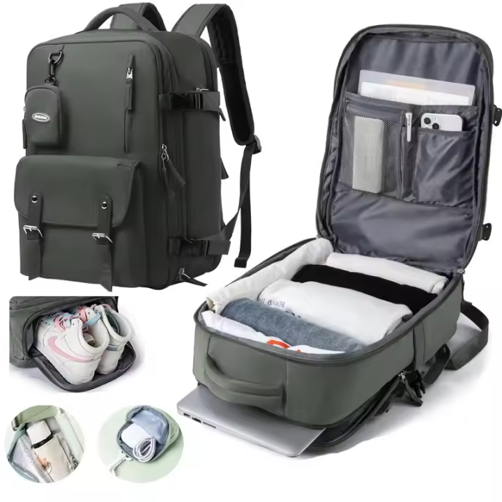 Mochila de Viaje para Mujer, Equipaje de Mano, Easyjet, Impermeable con cable USB - 1