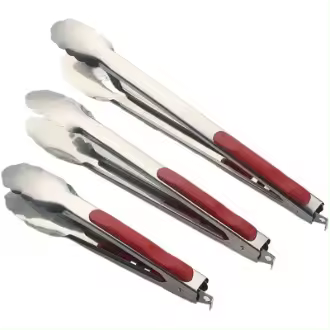 Herramientas de Barbacoa de Acero Inoxidable Resistentes al Calor, Fáciles de Limpiar para Asado y Camping - 1