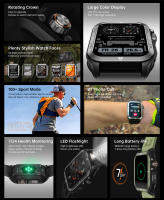 Relojes inteligentes hombre Multifuncional Bluetooth llamada Fitness exterior deporte mujer reloj - details 1