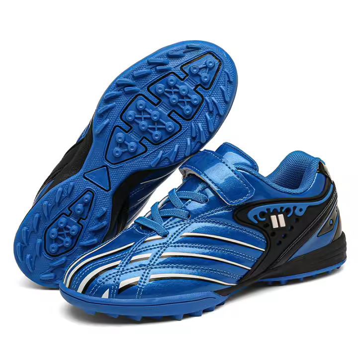 Zapatos de fútbol de césped para niños y niñas, tacos de fútbol para interiores y exteriores, zapatos de fútbol para jóvenes - 1