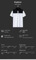 POLO de manga corta ultrafino para deportes al aire libre, camiseta de entrenamiento de Golf, transpirable, informal, Color cont - details 0