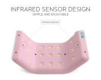 Lámpara de Secado de Uñas KADS 24W Rosa UV LED 15 LEDs Móvil Conectable Máquina de Manicura Profesional para Terapia de Gel - details 5