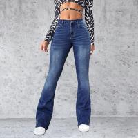 Vaqueros acampanados azules de cintura alta para mujer, pantalones de moda - details 6