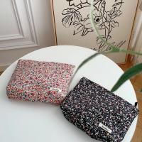Bolsa de Maquillaje Floral Retro de Gran Capacidad Organizador de Cuidado de la Piel Portátil - details 0