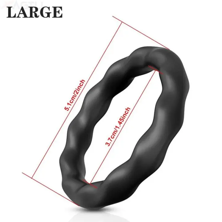 Leten-Anillo de silicona reutilizable para agrandar el semen, eyaculación retardada, juguetes sexuales para erección, suministros para adultos - 1