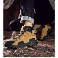 Par de zapatos de senderismo para hombre y mujer, botas de Trekking para escalada de montaña, botines antideslizantes para trabajo al aire libre - details 16