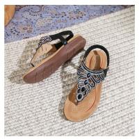 Sandalias Mujer 2025 con Cristales y Plataforma |   Tira en Dedo para Verano, Diseño Elegante y Fresco para Playa y Ciudad - details 36