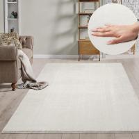 Alfombra Moderna y Suave de Pelo Corto Antideslizante, Lavable hasta 30 Grados, Para Salón, Beige, 160 x 220 cm - details 4