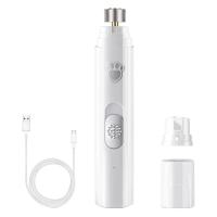 Electric Dogs Nail Grinder with LED Light Polisher Wheel Pet Nail Clipper USB Rechargeable Pet Nail Trimmers Suit for Cat or Dog - details 12