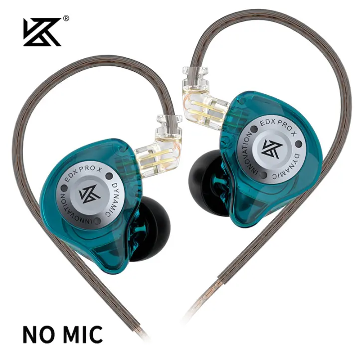 Original KZ EDX Pro X Wired Earphones In-ear 3.5mm AUX With MIC HD Calls Removable For Work Running Driving Sleeping Music Games - 1