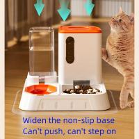 Alimentador automático para gatos, cuenco para gatos 2 en 1, cuenco de comida para gatos de autoservicio, dispensador de comida - details 2