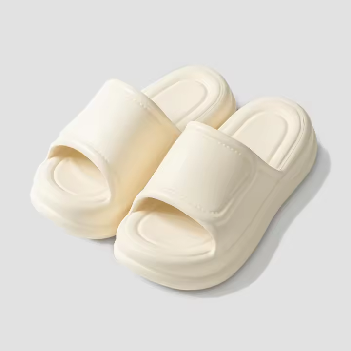 Zapatillas antideslizantes de suela gruesa de las mujeres de verano transpirable de moda resistente al desgaste interior hogar eva fresco zapatillas de las mujeres desgaste exterior, zapatos - 1
