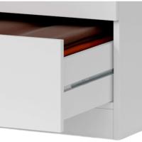 Acabado en color blanco Artik, medidas: 81 cm (ancho) x 180 cm (alto) x 52 cm (fondo) - details 3