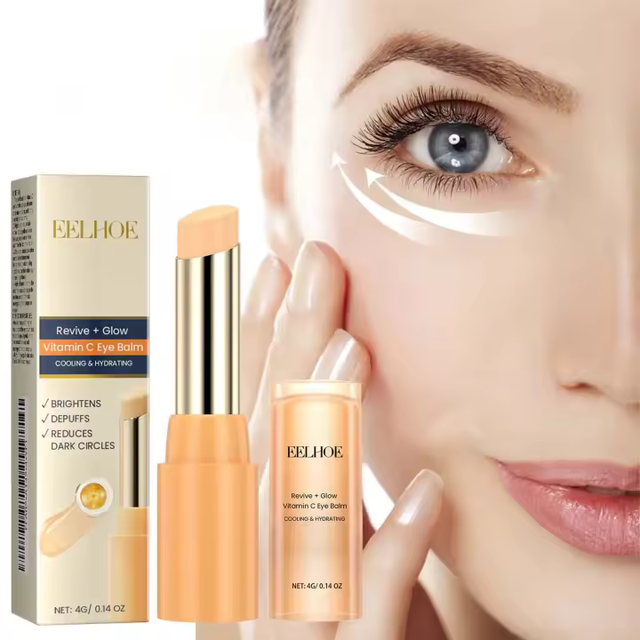 Bálsamo para los Ojos de Vitamina C Hidratante, Reduce Ojeras y Líneas Finas - 1