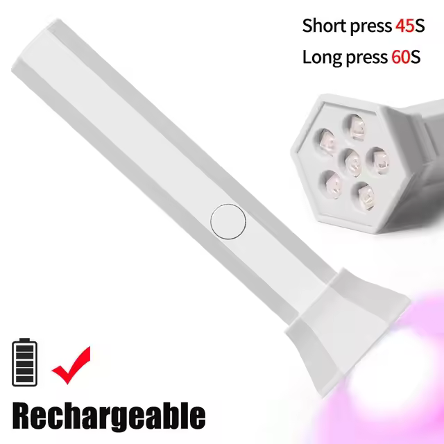 Secador de Uñas Inalámbrico Recargable UV/LED de YIKOOLIN Secado Rápido de Salón para Uso Doméstico - 1