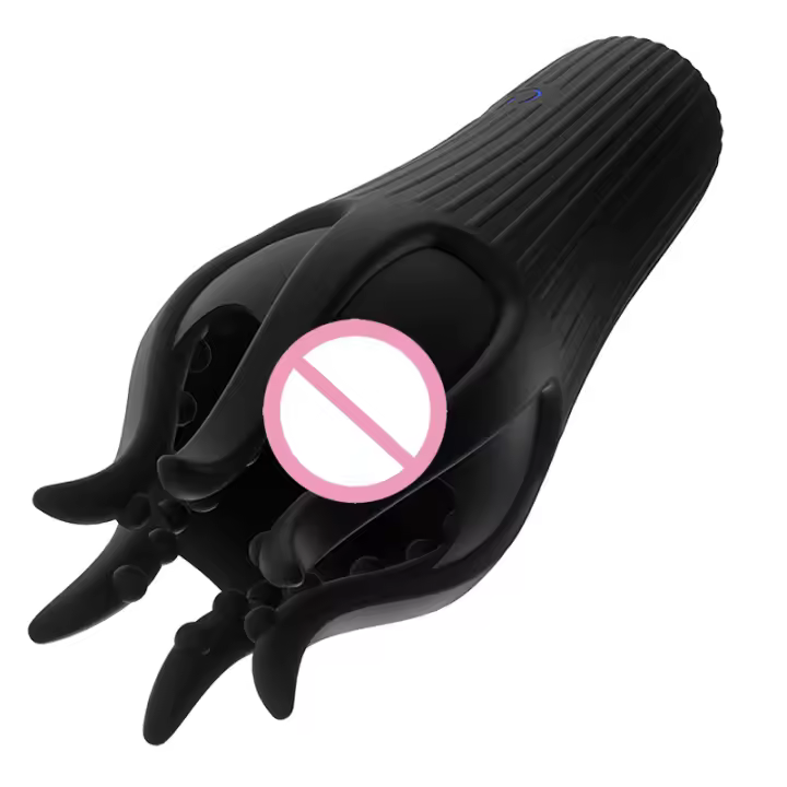 Juguetes sexuales masculinos Vibrador de pene para hombres, masturbador masculino con 10 modos de vibración para lamer la lengua Stroker masculino, entrenador de pene con vibrador masculino de 6 tentáculos, 360 ° Entrenamiento envuelto - 1