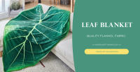 WOSTAR-Manta de franela suave y cálida de hoja gigante para cama, sofá, Gloriosum, planta, decoración del hogar, sofá, toalla, Cobertor - details 0