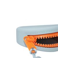 Monedero redondo bonito de silicona para mujer y niña, Mini bolsa para auriculares con llave, Color sólido, regalo para niño - details 9