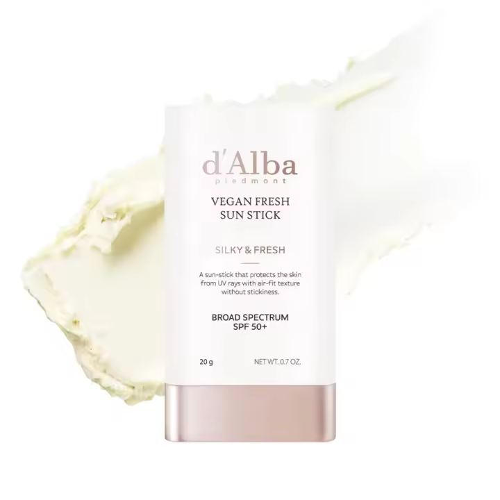 Barra de Sol Fresca y Deslizante d'Alba Protección Solar de Espectro Ancho SPF 50+ - 1