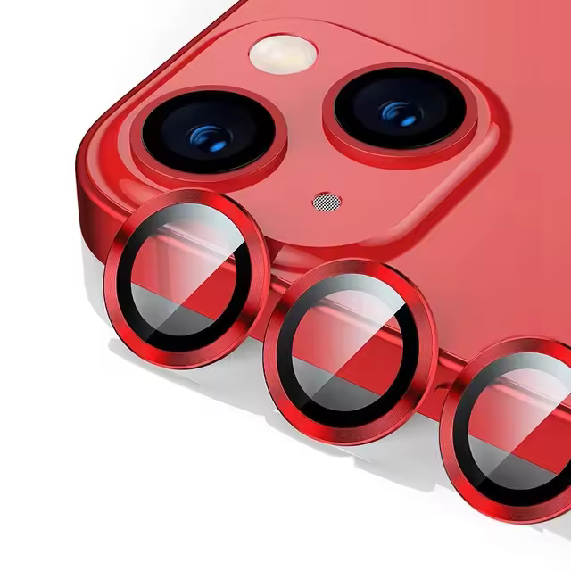 Protector de lente de cámara de vidrio para iPhone 13, 12, 11 Pro Max, Mini película de protección de anillo de lente de Metal en iPhone 13, 12, 11, película protectora - 1