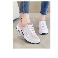Zapatillas de correr transpirables con cordones para mujer, zapatillas deportivas con cojín de aire y malla ligera, zapatillas de entrenamiento para deportes al aire libre - details 8