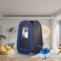 Sauna portátil de cuerpo completo para personas, tienda de Spa de Sauna de plegado rápido con Control remoto, vaporizador grande de 4 L - details 4