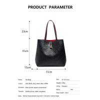 CH Bolso de mano con diseño de letra Emed de color sólido, bolso de hombro de gran capacidad, bolso de mano clásico de moda para mujer, mochila de lujo de alta gama - details 0