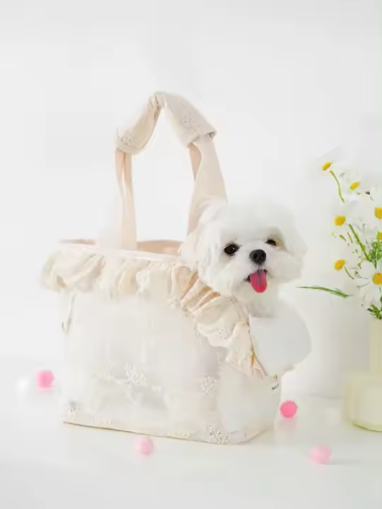 Onecute-Bolsa de transporte para cachorros, accesorios para mascotas, bolso de hombro de mano de encaje para Chihuahua, producto - 1
