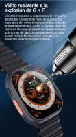 2025 Smart Watch Ultra 49 mm, pantalla grande HD de 2,1", control de acceso NFC, carga inalámbrica, reloj inteligente para hombres y mujeres con responder/hacer llamadas, monitor de salud para frecuencia cardíaca, oxígeno en sangre, sueño, compatible con  - details 3