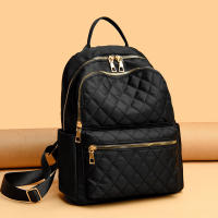 Mochila Oxford con múltiples bolsillos para mujer, bolso escolar de gran capacidad, impermeable, de viaje de negocios, informal, deportivo - details 2