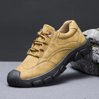 Zapatos deportivos de hombre para senderismo, transpirables, modernos, con cordones, para correr, con suela suave y resistente al desgaste. - details 1