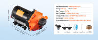 SucceBuy Bomba de diafragma de 12 V, bomba de agua de 12 V CC con presión ajustable de 40 a 100 PSI, interruptor de presión automático, puerto MNPT para RV, yate, marina, camión de alimentos, caravana - details 9