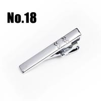 Nuevo Clips para corbata clásicos simples de 4cm, accesorios de Pin diario de Metal para hombre, regalo - details 20