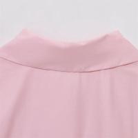 Camisa de manga larga holgada de un solo pecho con solapa versátil de diseño de color puro 2025, ropa nueva de verano para mujer - details 6