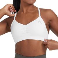 Bralette de tirantes sin esfuerzo para mujer, ropa interior deportiva de LICRA sin costuras, elástica, transpirable, mejora el pecho, ocio - details 6