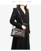 Bolso retro de lujo, de gran capacidad, versátil, de hombro, a la moda, sencillo, informal, bolso de mensajero. - details 15