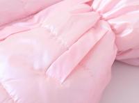 Manténgase abrigado y parece con estilo: chaqueta térmica con capucha para niña con acolchado alternativo de plumón para invierno - details 13