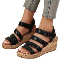 Sandalias de tacón de cuña de verano para mujer - details 2