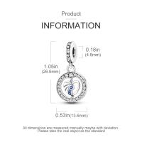 Cuentas colgantes de plata de ley 925 con diseño de vórtice de amor, cuentas colgantes en forma de corazón, pulsera original para hacer joyas, regalo del día de San Valentín - details 4