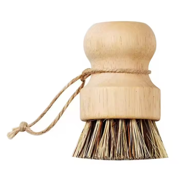 Bamboo Cleaning Kitchen - Cepillo natural para lavar ollas y platos delicados para el hogar - 1