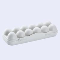 Soporte de bandeja de huevos de colores, caja de almacenamiento de huevos acrílica anticaída portátil - details 7
