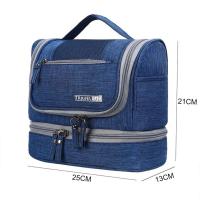 Bolsa de Higiene Personal Portátil Gran Bolsa de Almacenamiento de Cosméticos Impermeable con Gancho Colgante Ideal para Viajes de Hombres y Mujeres - details 5