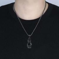 Collar con colgante de guante de boxeo de estilo coreano para hombres, cadena de suéter de personalidad Punk Hip Hop, joyería de moda, regalo de cumpleaños - details 2
