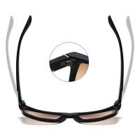 Gafas de Lectura de Sol Bifocales Grises Comodidad y Protección UV Marca TR90 Súper Cuadrada Oversize - details 5