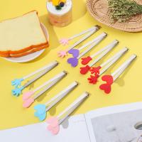 Mini pinzas de acero inoxidable para aperitivos, manijas antideslizantes para barbacoa, pan, cubitos de hielo, accesorios de cocina, 1 piezas - details 4