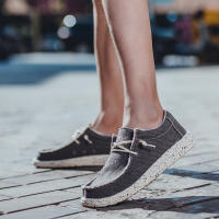 Zapatos de lona para hombre, calzado informal, transpirable, ligero, suave, cómodo, talla europea estándar, Verano - details 23