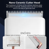 Cortadora de pelo eléctrica inalámbrica para hombres, cortadora profesional recargable por USB para adultos y niños, hine - details 2