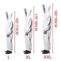 Ropa completa de apicultura, protección profesional de abejas TRE, velo de seguridad, gorro, vestido, equipo de cuerpo completo - details 1