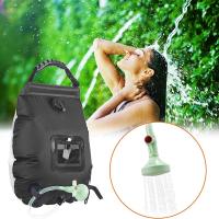 Bolsa de agua con calefacción Solar para ducha de acampada, equipo de baño portátil para acampar, senderismo y escalada, 20l - details 4